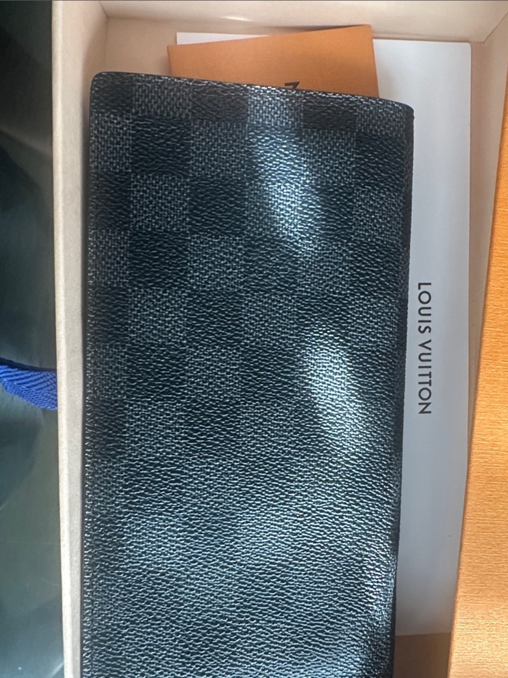 Louis Vuitton Black Damier Graphite Long Bifold Wallet